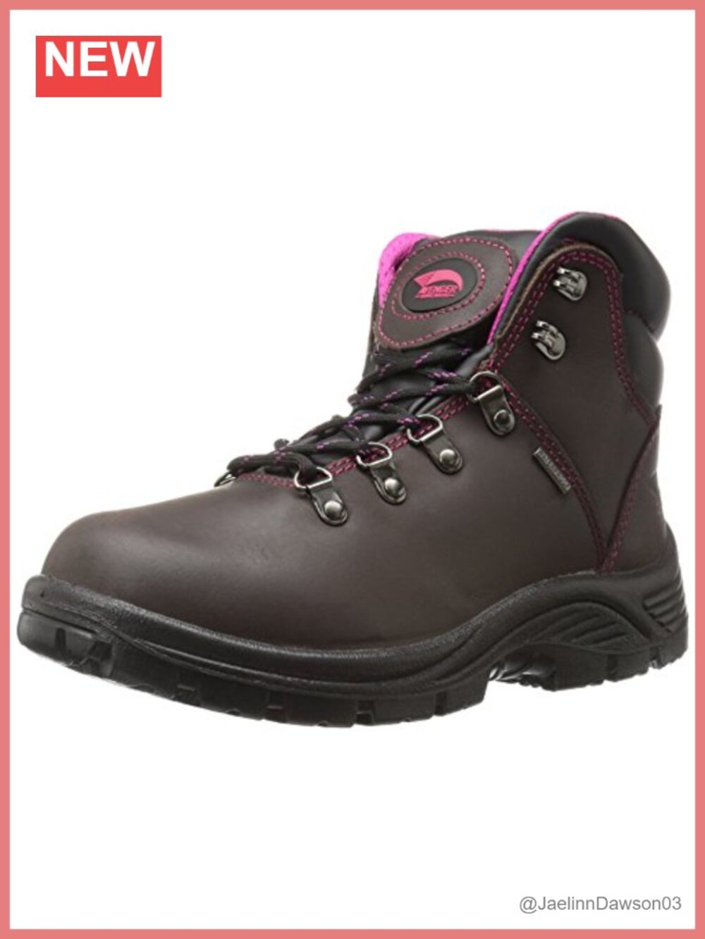Waterproof Full-Grain Leather Soft Toe Work Boots Slip Resistant SR EH